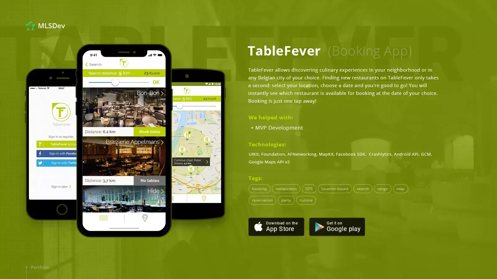 Restaurant Table-Reservation App: TableFever