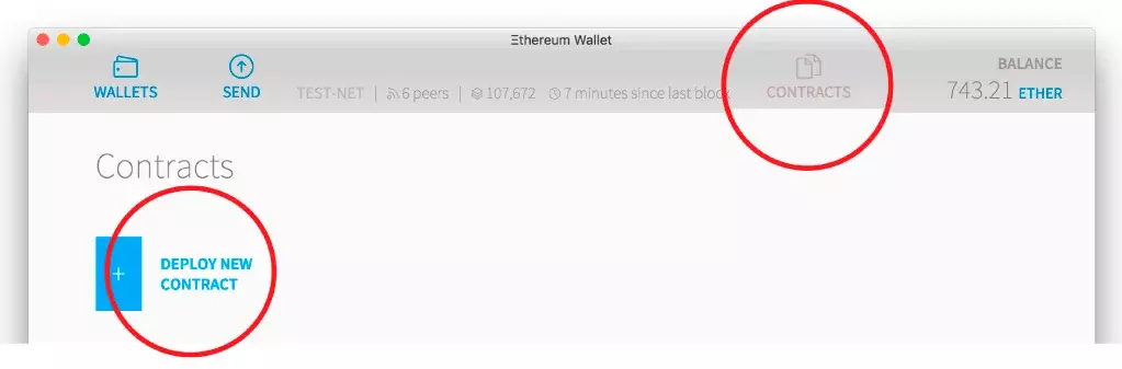 Deploy New Contract in Ethereum Wallet